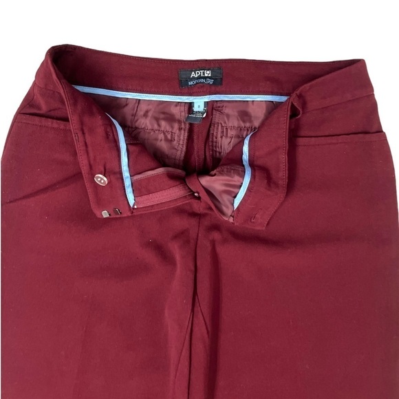 Apt. 9 Modern Fit Wine Color Pants - Size 8 - Picture 3 of 10